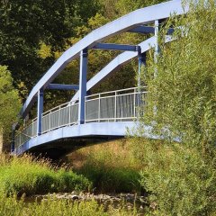 Blaue Brücke in der Kama