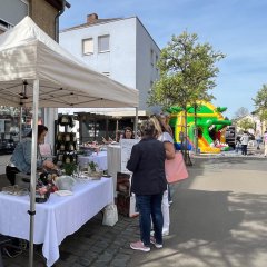 Blick auf die Kennedyallee am Aktionstag